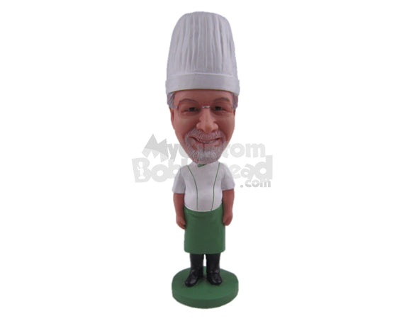 Custom Bobblehead Male Chef In His Cooking Outfit And Boots - Careers & Professionals Chefs Personalized Bobblehead & Cake Topper Custom Bobblehead Male Chef In His Cooking Outfit And Boots - Careers & Professionals Chefs Personalized Bobblehead & Cake Topper